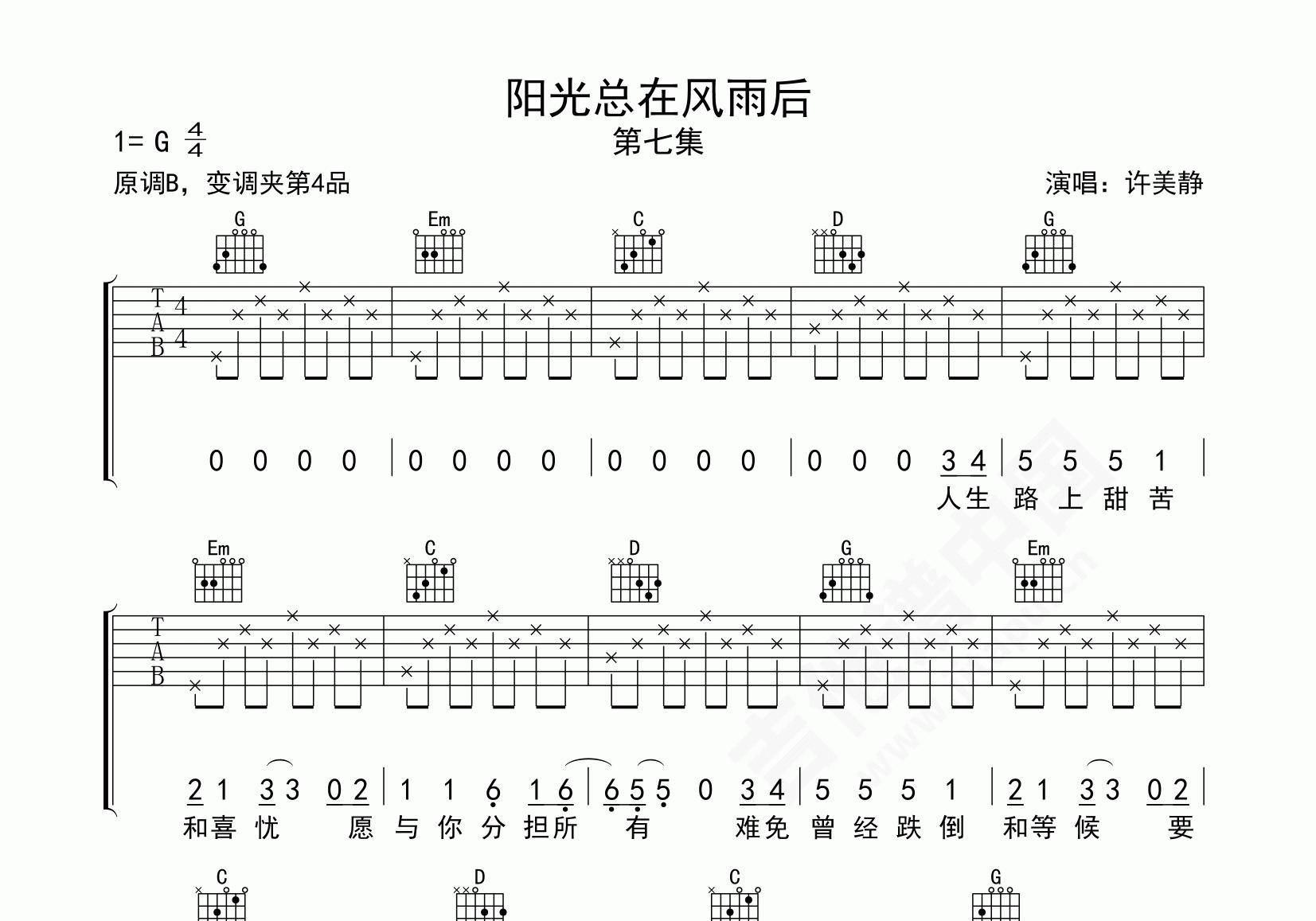 阳光总在风雨后